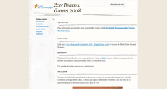 Desktop Screenshot of dg2008.spcvideojogos.org
